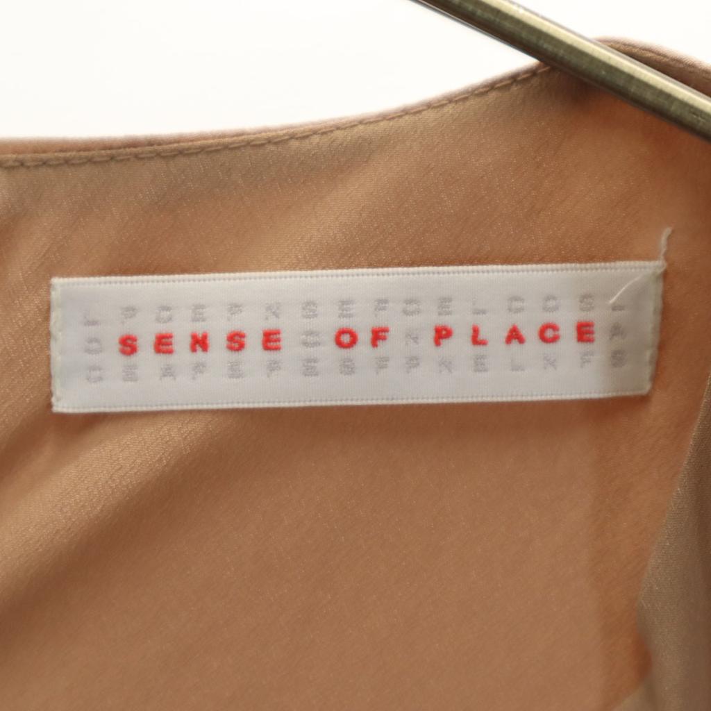 SENSE OF PLACE No sleeve mini dress 36 Beige brown Urban research Women Used