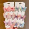 Colorful Butterfly Hairpins Girl Hair Clips Barrettes Women Sweet Hair Ornament Rainbow Headwear Fashion Hair Accessories