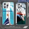Чехол для телефона RIVA Yacht Для iphone 17 16 15 14 13 12 Pro Plus Max Новый Электроокрашенный стеклянный чехол