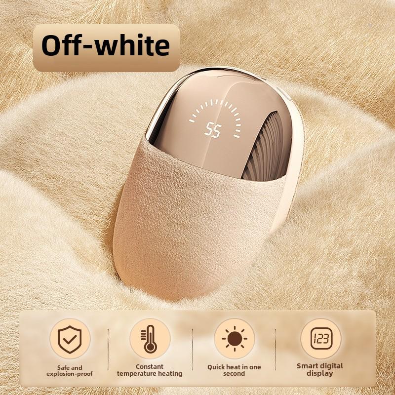 Двусторонняя перезаряжаемая плюшевая грелка для рук - портативное самонагревающееся устройство