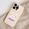 50 Easter Bunny Doodle Stickers Creative Holiday Stickers Water Cup Computer Waterproof Decorative Stickers