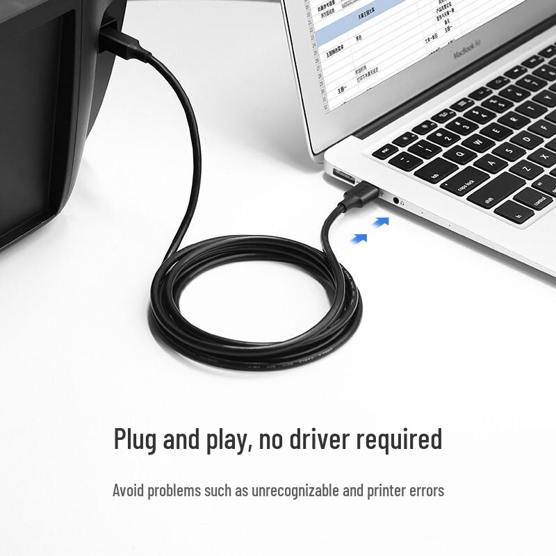 UGREEN US104 USB 2.0 Printer Cable