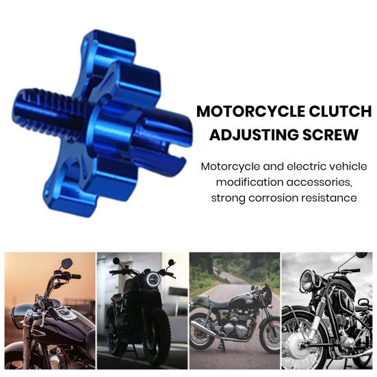 Болт регулировки сцепления мотоцикла, анодированный алюминий с ЧПУ, рычаг тормоза, кабель сцепления, провод с фиксированным винтом, мотоцикл, квадроцикл, UTV, модификация спортивного велосипеда