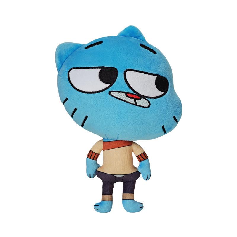 The Amazing World Of Gumball Cartoon Character Plush Doll With Short Pile Fabric For Gift And Display