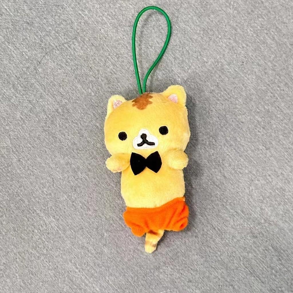 Halloween Plush Cat Pendant With Pumpkin Costume For Collectors And Gift Ideas