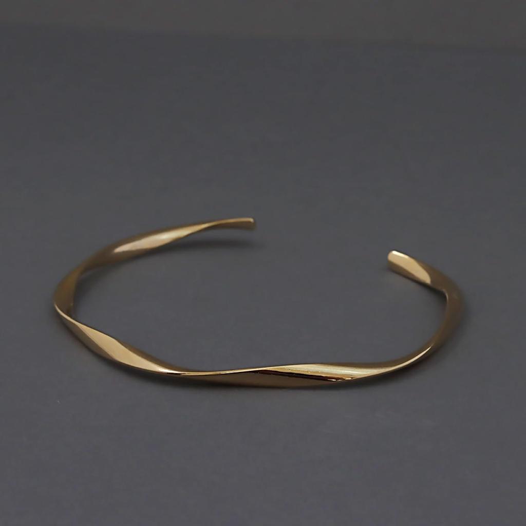 0264 Браслет Простой Витой Браслет Деликатный Женский Женский Взрослый Аксессуар Ювелирное Изделие Сплав Подарок Подарок на День Рождения Модный Модный Повседневный Милый