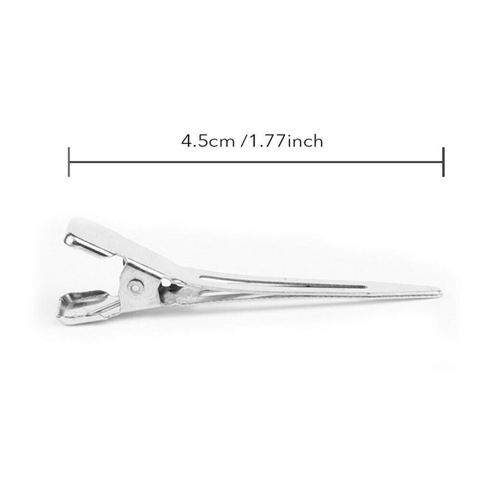 Salon Metal Hair Clamp For Hair Extensions No Bend Curl Hair Clip Hair Pin