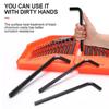 30 Pcs Allen Wrench Set Long Arm Hex Key Allen Wrench 0.028"- 3/8" Inch & 0.7mm-10mm Metric Size Chromium-vanadium Steel Spanner