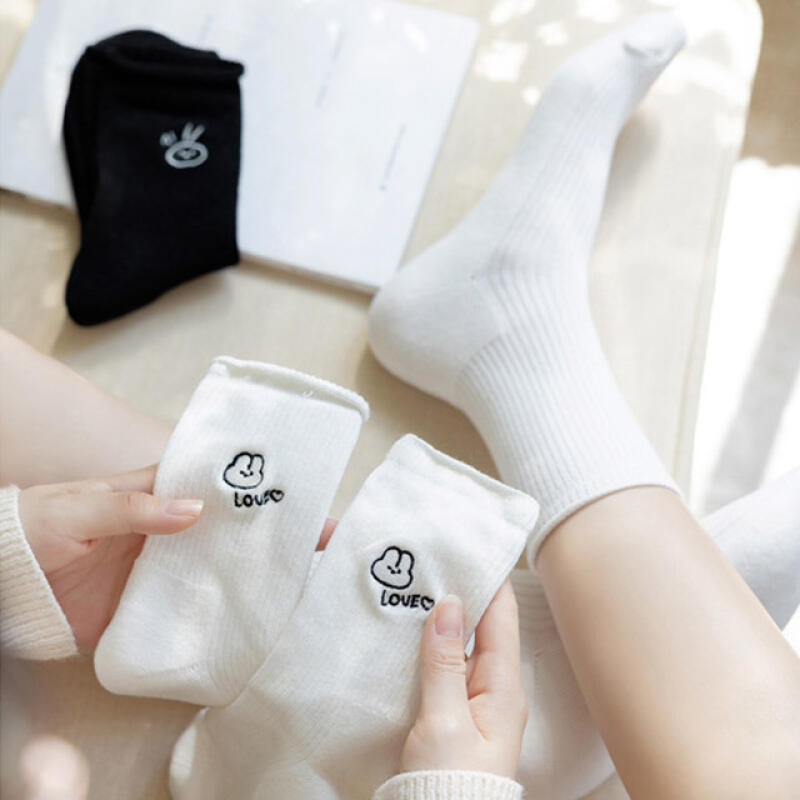 Petite embroidered socks 3-pack set
