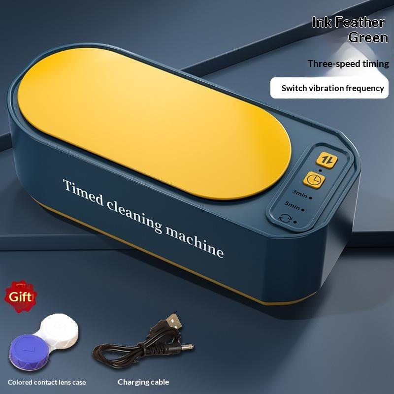 Ультразвуковая машина для чистки очков Ультразвук Таймер Ювелирные изделия Зубная щетка Высокочастотный Ультразвуковой очиститель Ванна