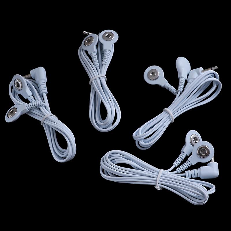 1/3/5/10Pcs Tens Machine Electrode Pad Stub Lead Wires Cables Male 3.5Mm