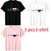 I Love Russia Pattern Print Kids T-shirt Summer Girls Boys Casual Fashion Tops Kids O-Neck Short Sleeve T-shirt Clothing