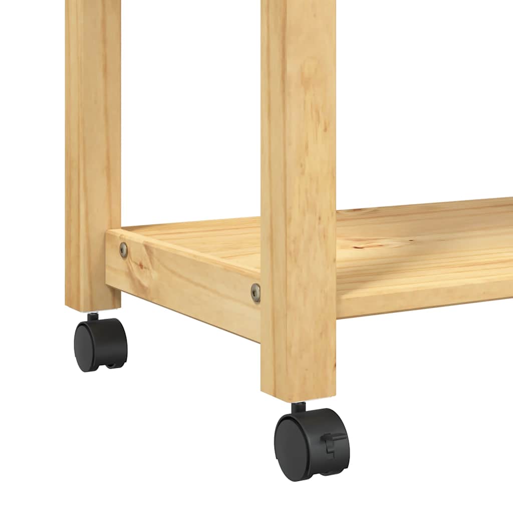 Kitchen Trolley MONZA 60 x 40 x 88.5 cm Solid Pine Wood