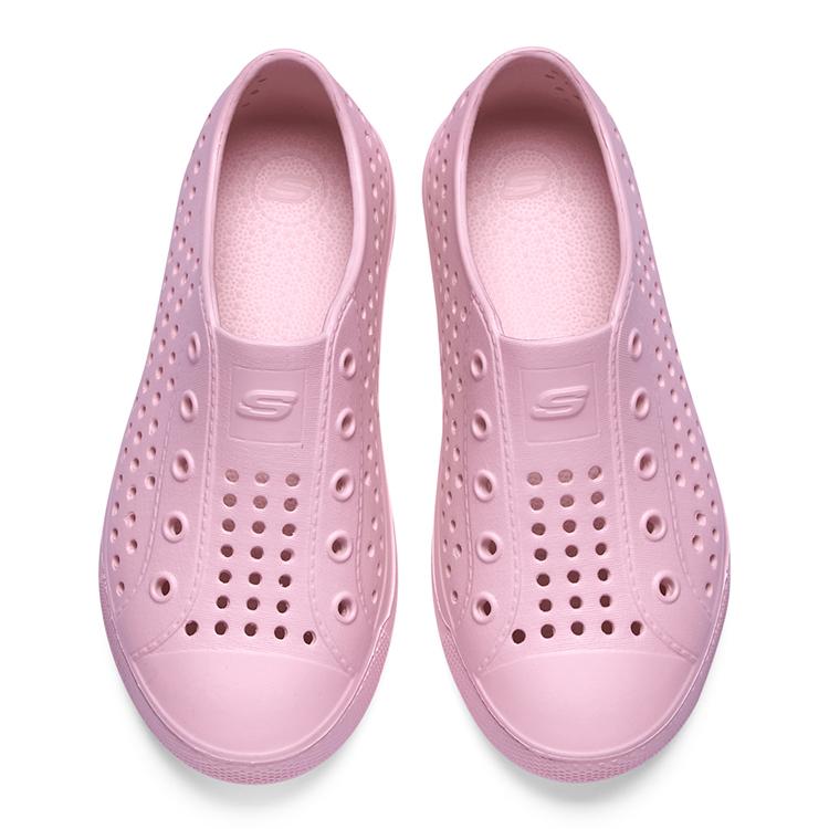 Skechers Удобные Универсальные Нескользящие Детские Сандалии Детские сандалии Розовые 308450L-LTPK