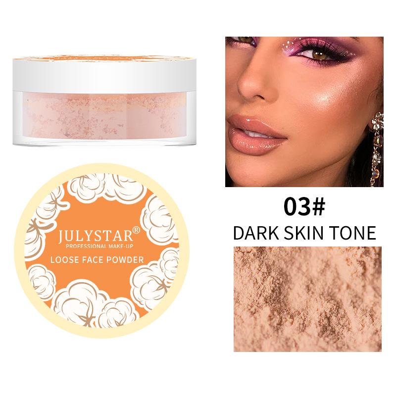 Июлястар консилер рассыпчатая пудра светлая телесная восстанавливающая матовая пудра водостойкая, устойчивая к поту, не допускающая снятия макияжа пудра для макияжа