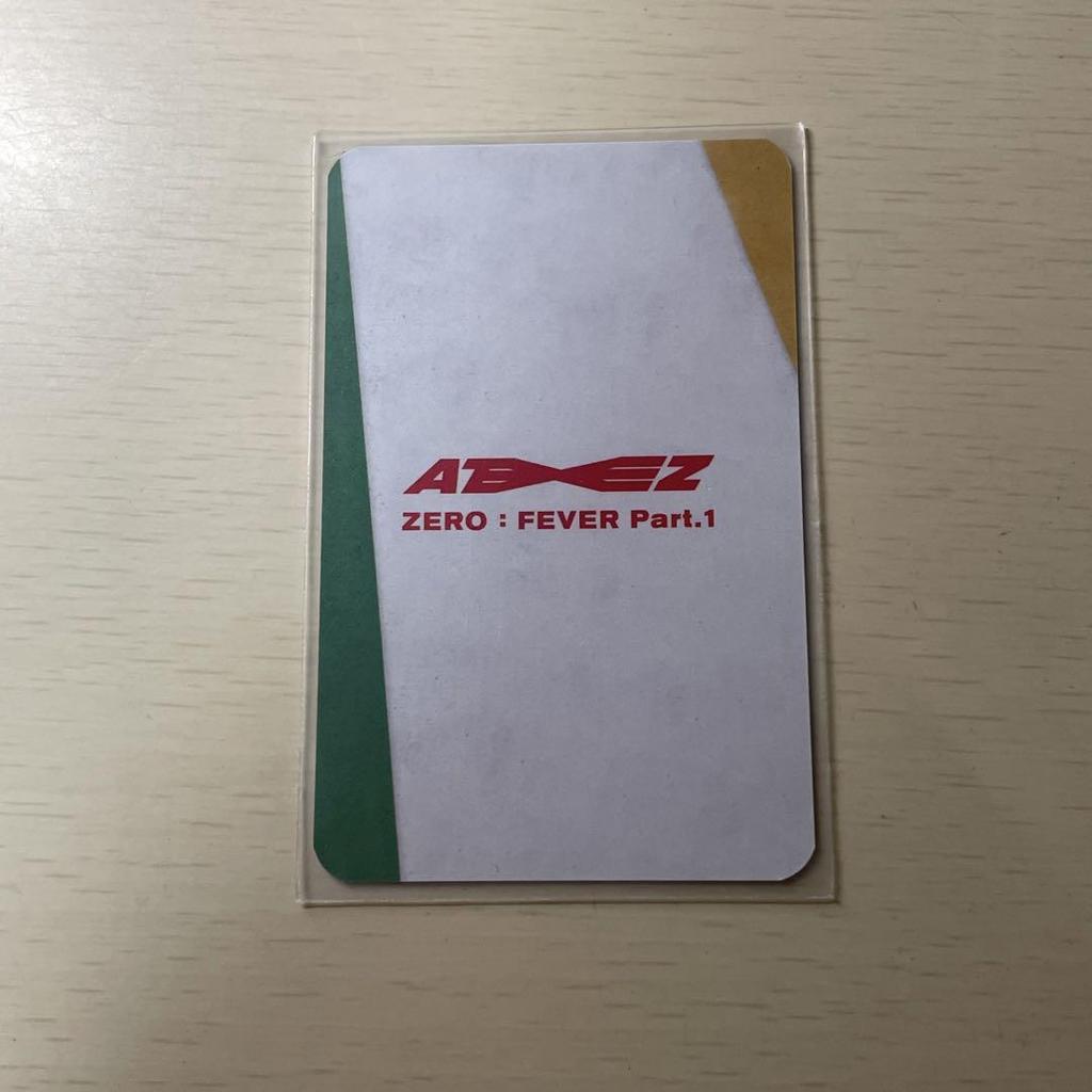 [USED] ATEEZ Seonghwa Apple Music Trading Card