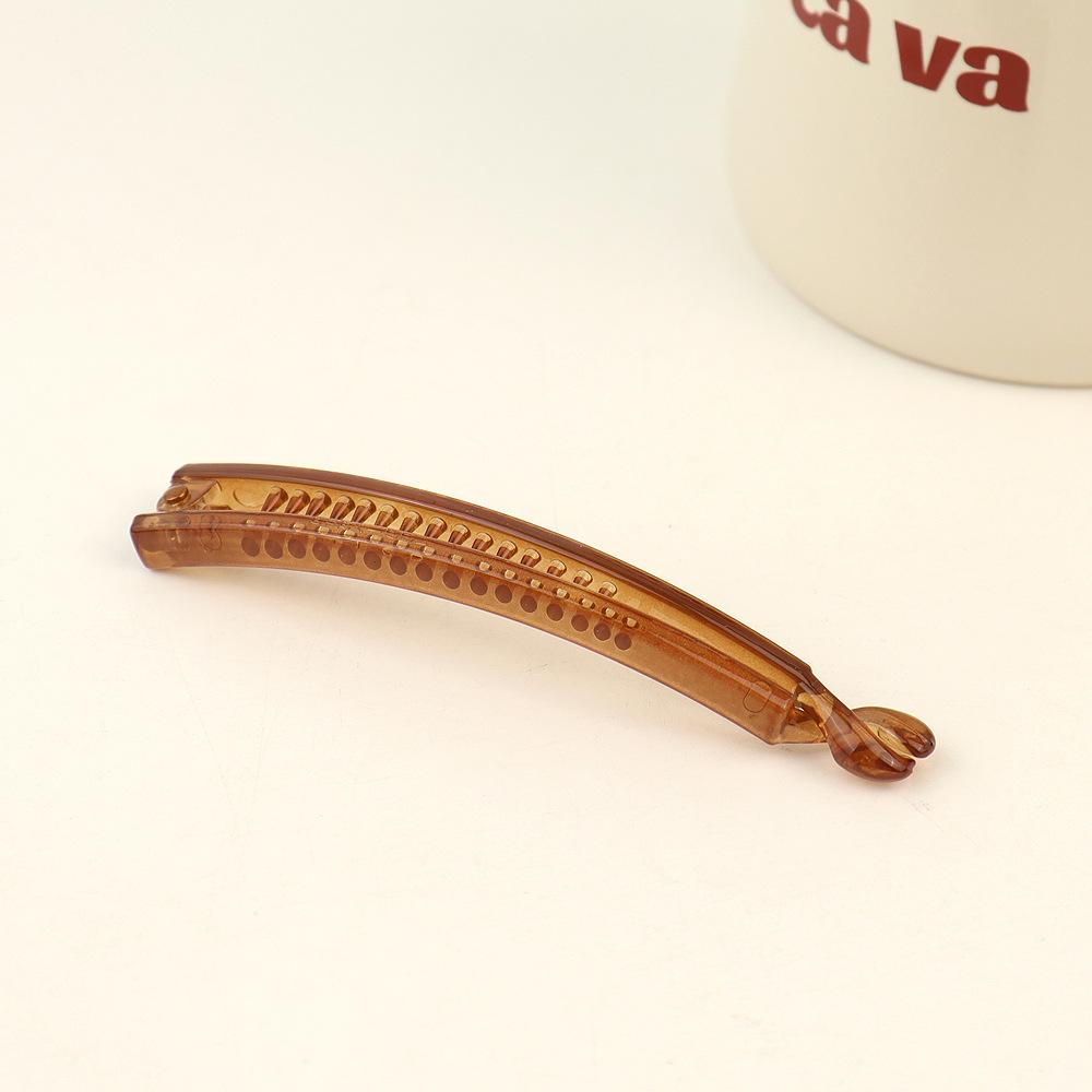 Frosted Banana Ponytail Clip Solid Color Hair Clip Women Hair Styling Clip Accessories Ponytail Barrettes Hair Claws Hairpins