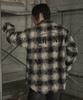 LERENNE Damaged Check Over Shirt - Check Black