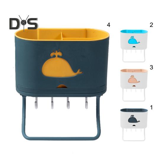 Настенный лоток для столовых приборов с поддоном для сбора капель, прочный держатель для палочек из полипропилена, кухонный гаджет