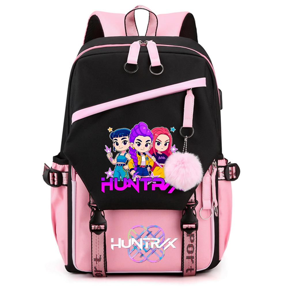 Anime Demon Hunters Printed Large Capacity Backpack for Teenger Student Girl Boy Schoolbag Bookbag Women Waterproof Travel Bag Gift