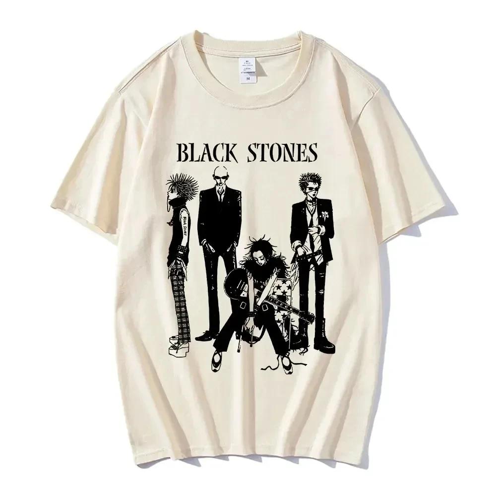 Anime Nana Osaki Print Casual Crew Neck Short Sleeve Comfort Top 100% Cotton Women‘s’ Summer T-Shirt Fashion Trend T-Shirt