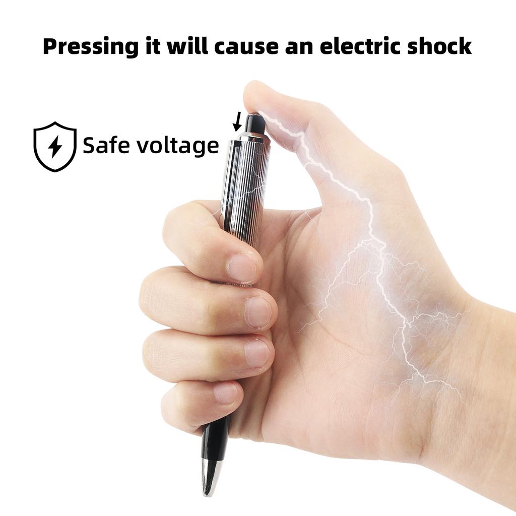 Trick, Electric Shock Pen, April Fool'S Day Prank, Electric Toy Press, Electric Slight Current Harmless To Human Body