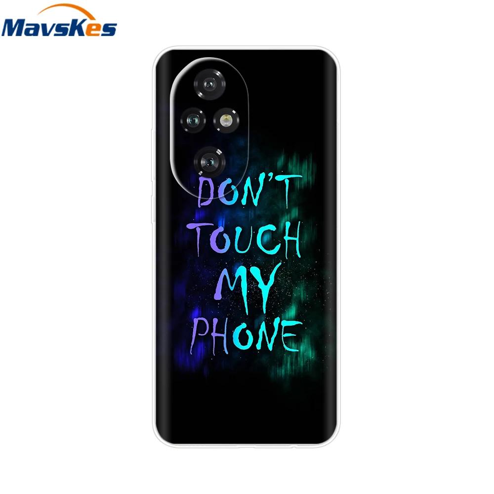 Чехол для Honor 200 Милый Мультяшный Силиконовый ТПУ Мягкие Чехлы для Телефона для For Honor 200 Pro Honor200 Lite Прозрачные Capas Honor200