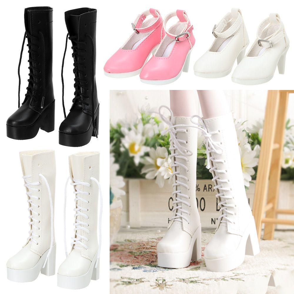 7.8CM Doll Wearing 5 Styles Fabric Shoes Play House Accessories 60cm Doll Boots Differents Color
