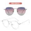 Two-in-one Metal Cat Eye Sunglasses Women Magnetic Clip Cover Vintage Optical Eyeglasses Frame Designer Polarized Sun Glasses