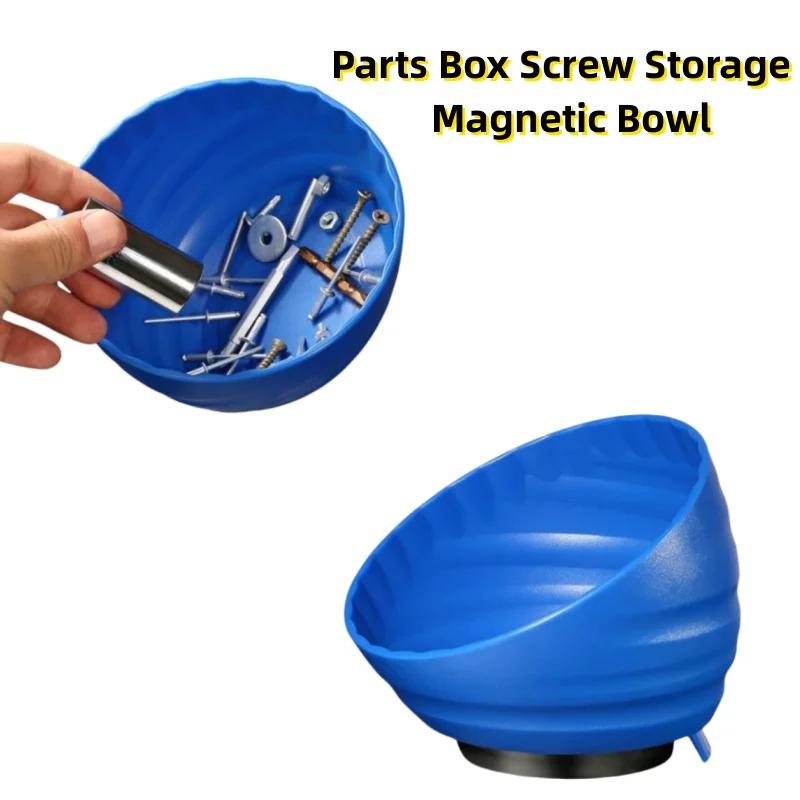 Parts Box Screw Storage Magnetic Bowl for Car Repair It Is Used as a Suction Storage Tool for Auto Nut Bolt and Screw Parts