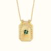 Literary And Retro Wind Tarot Card Dafang Brand Necklace Sun And Moon Octagram Love Planet Desert Necklace