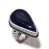 Sodalite Handmade 925 Sterling Silver Jewelry Ring Size 9 e3E56