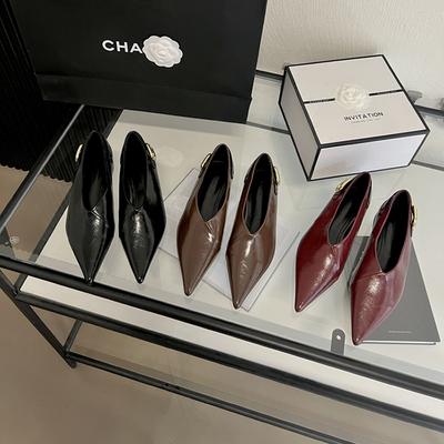 2025 Новая Мода Мелкие Женские Балетки Обувь Повседневные Мягкие Женские Шлепанцы Обувь Острый Носок Офисные Женские Балетки