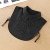 Women Fake Collar Half Shirt Ladies Shirt Fake False Collar For Women Black Woman Detachable Collar Lace Lapel Faux Col Tie
