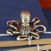 1/2/3/4 шт. Латунная фигурка осьминога Металлическая резьба Статуэтка осьминога Скульптура морского животного Украшение фэн-шуй Настольное украшение для дома и офиса