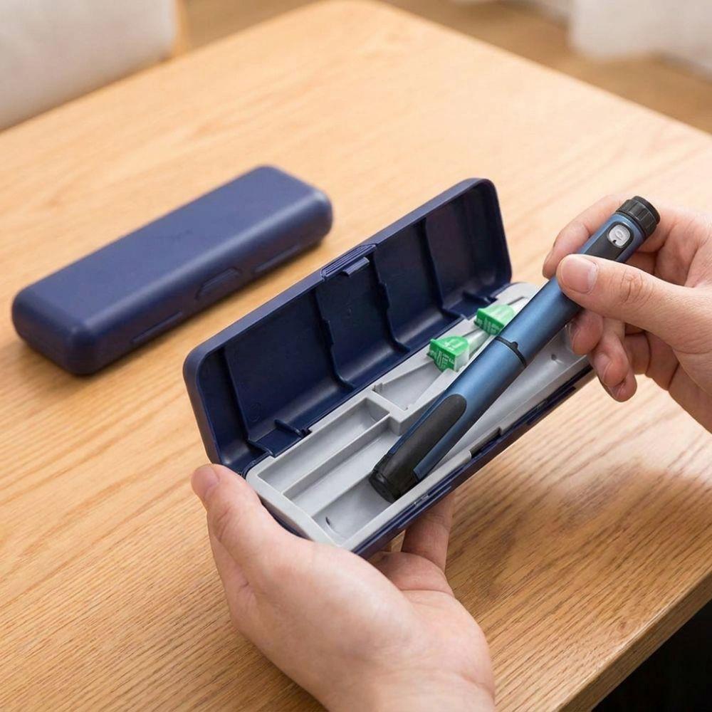 Hard Shell Insulin Pen Storage Case Wear-resistant Universal Carrying Box Daily Carry
