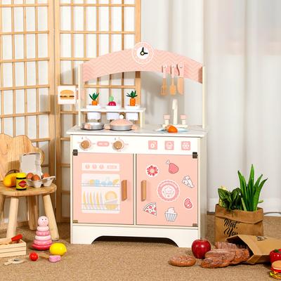 Деревянная детская большая имитация розовой кухни Che Che Le Suit Toy