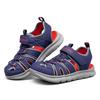Skechers Летние Универсальные Прохладные Модные Удобные Для Улицы Спорта Повседневные Легко Надевать/Снимать Липучка Водные Сандалии Низкие Детские Сандалии Синий Красный 400041L-NVRD