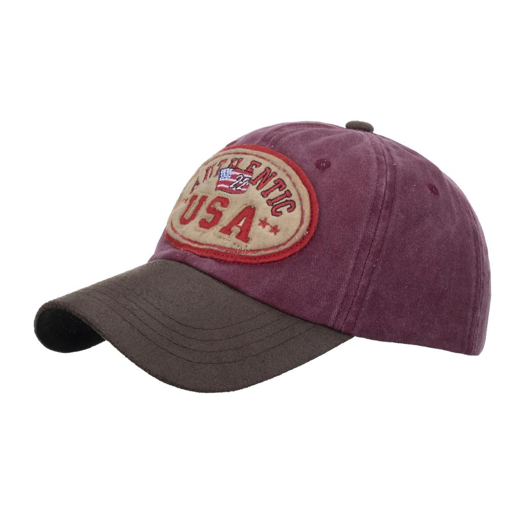 Стиранный хлопок, новая бейсболка с вышивкой из США, контрастного цвета, старая стиранная кепка для улицы