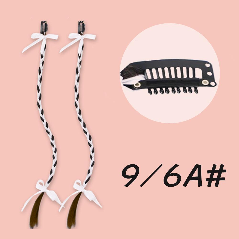 Bybrana Лента Атмосфера Плетеные Наращивание Волос Черный Коричневый Парик Из Синтетического Волокна Пара