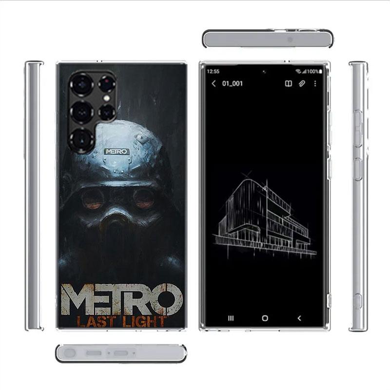 Metro 2033 Чехлы Чехол для телефона для Samsung Galaxy S26 Ultra S25 Edge S24 S23 FE S21 Plus S20 S22 Чехол ТПУ Капа Оболочка Ударопрочный Pa
