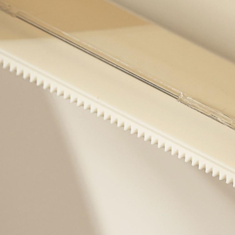 Wall Mount Paper Towel Storage Rack Napkin Holder with Clear Lid Convenient Tissue Dispenser for Kitchen and Bathroom