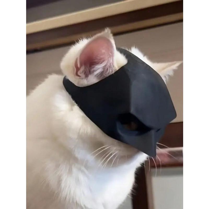 Очаровательная кошачья маска на Хэллоуин, Рождество, Пасху - Пластиковый маскарадный костюмный аксессуар на тему животных, плюшевый, маска для лица