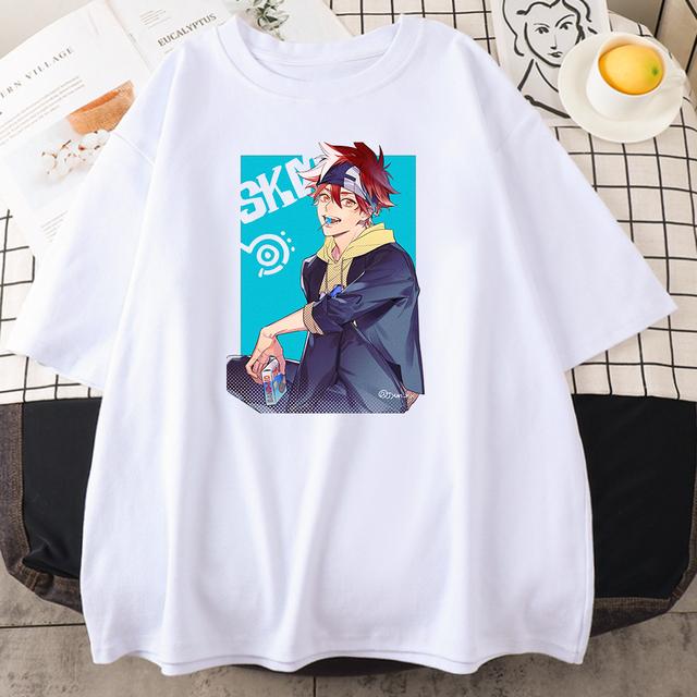 Anime Sk8 Reki Kyan Langa Hasegawa Clothing Women Loose Crewneck T -Shirt Summer Fashion Breathable Casual Loose Unisex T -Shirt