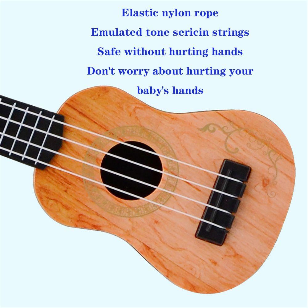 4 Струны Подарок на День Рождения Музыкальная Игрушка Музыкальный Инструмент Инструменты Симуляция Гитара Мини Укулеле