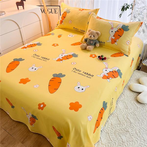 Модная хлопковая простыня с принтом, покрывало, благоприятное для кожи, моющееся одеяло, покрывало, наматрасник  (Нет наволочки)