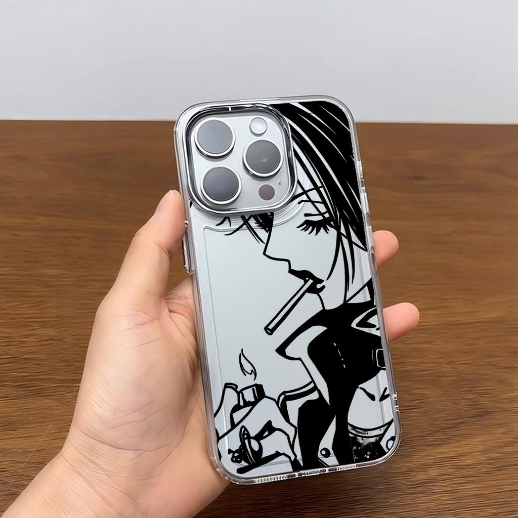 Новый Крутой Аниме Чехол Для Телефона Девушка Для Nana Osaki Line iPhone 17 16e 16 15 14 13 12 11mini Pro Max X XR XSMAX 8 7 Air Plus Чехол Y2K