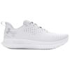 Under Armour Flow Velociti 4 White Metallic Silver Women Sneakers 3027586-100