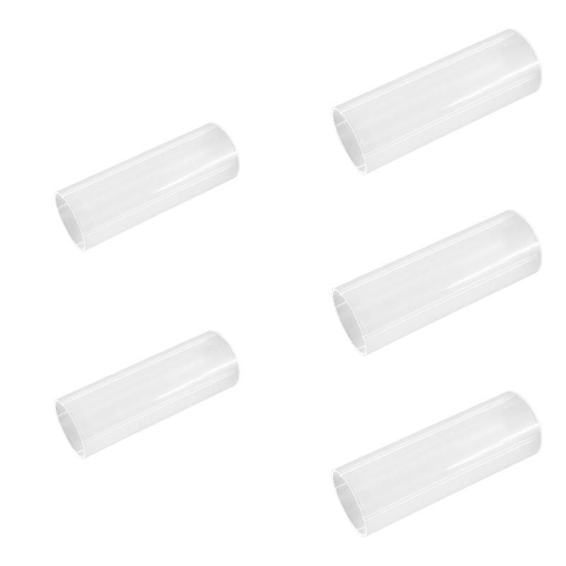 Переходник-втулка для аккумуляторов 18650 на 21700 для фонариков, ABS-конвертер для аккумуляторов, прозрачный и изолирующий