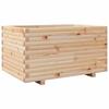 VidaXL Jardinière 90x60x49,5 cm bois de pin massif, jardinière d'extérieur, bac à fleurs, bac à tomates, jardinière de 3282564